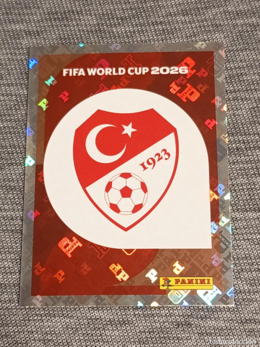 Figurine di Calcio: ESCUDO TURQUIA TUR 1 STICKER MUNDIAL 2026 PANINI FIFA WORLD CUP NUEVO