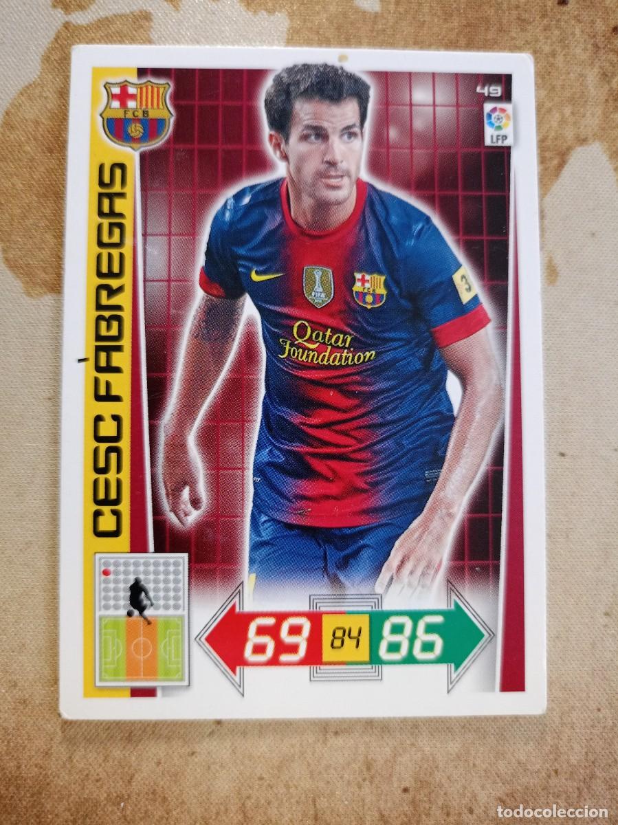 Fu&szlig;ball-Sticker: # Barcelona 49 CESC F&Aacute;BREGAS Adrenalyn 2012-13
