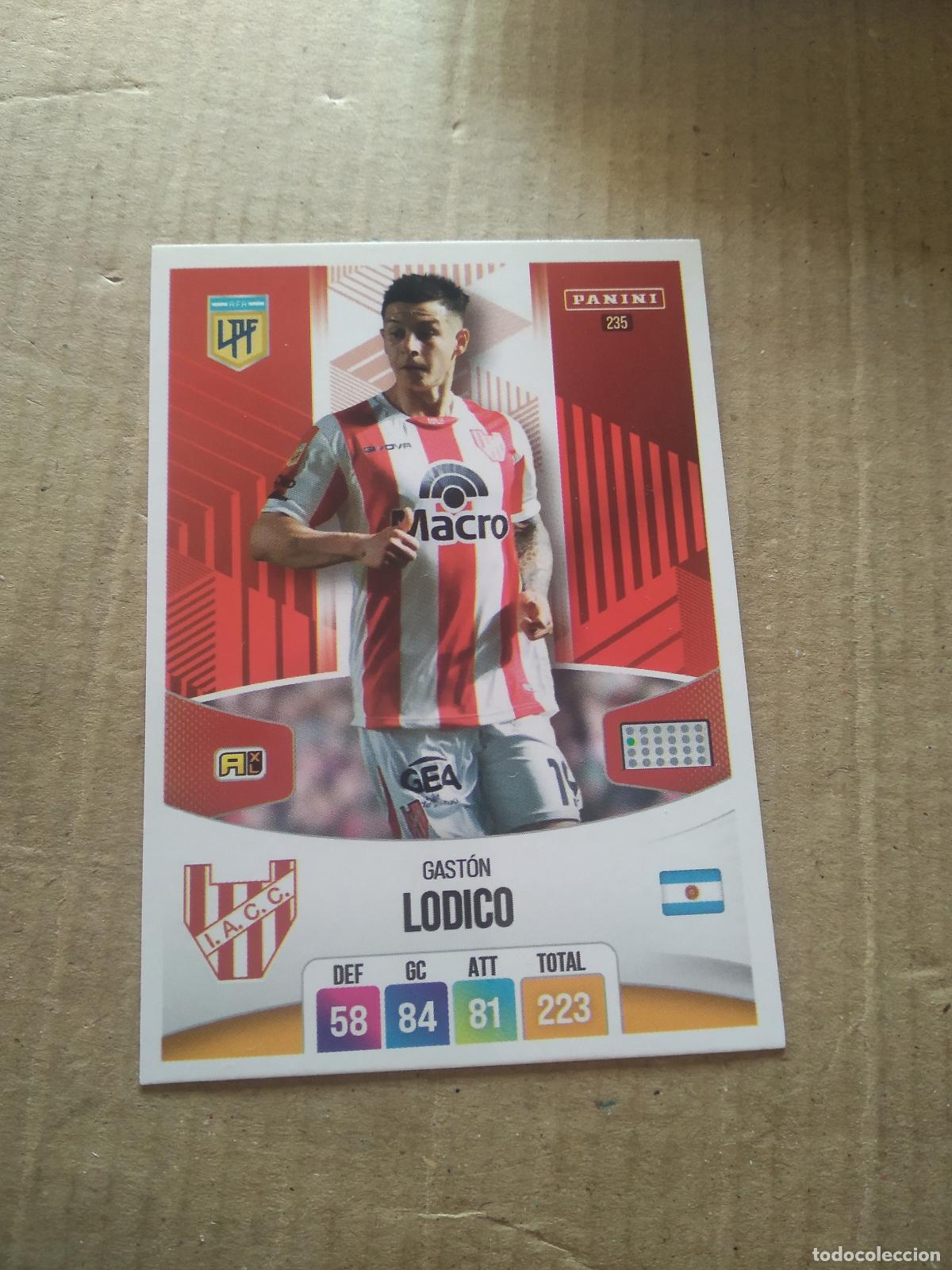Fu&szlig;ball-Sticker: 235 GASTON LODICO INSTITUTO CORDOBA CROMO FUTBOL ARGENTINO PANINI LIGA ARGENTINA 2024 ADRENALYN