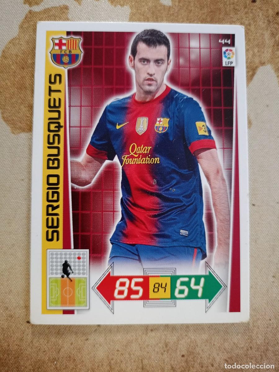 Fu&szlig;ball-Sticker: # Barcelona 44 SERGIO BUSQUETS Adrenalyn 2012-13