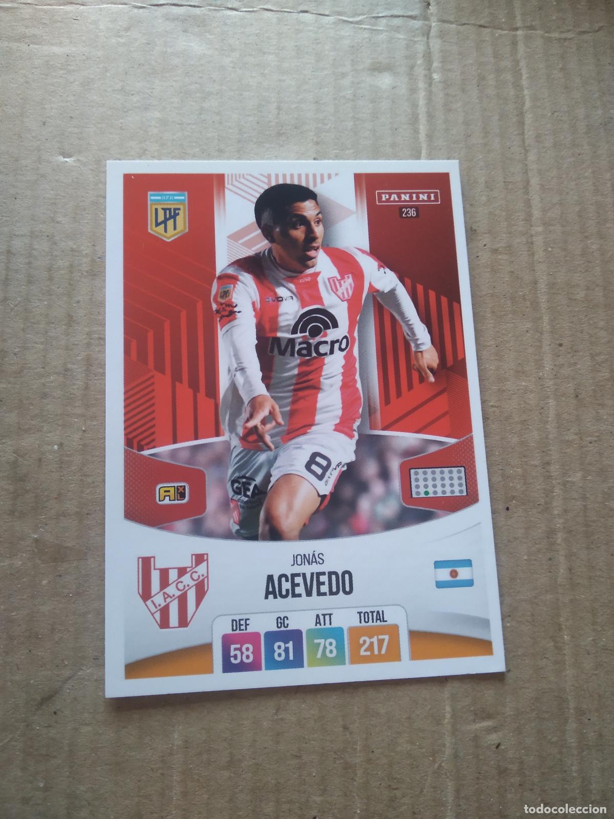 Fu&szlig;ball-Sticker: 236 JONAS ACEVEDO INSTITUTO CORDOBA CROMO FUTBOL ARGENTINO PANINI LIGA ARGENTINA 2024 ADRENALYN