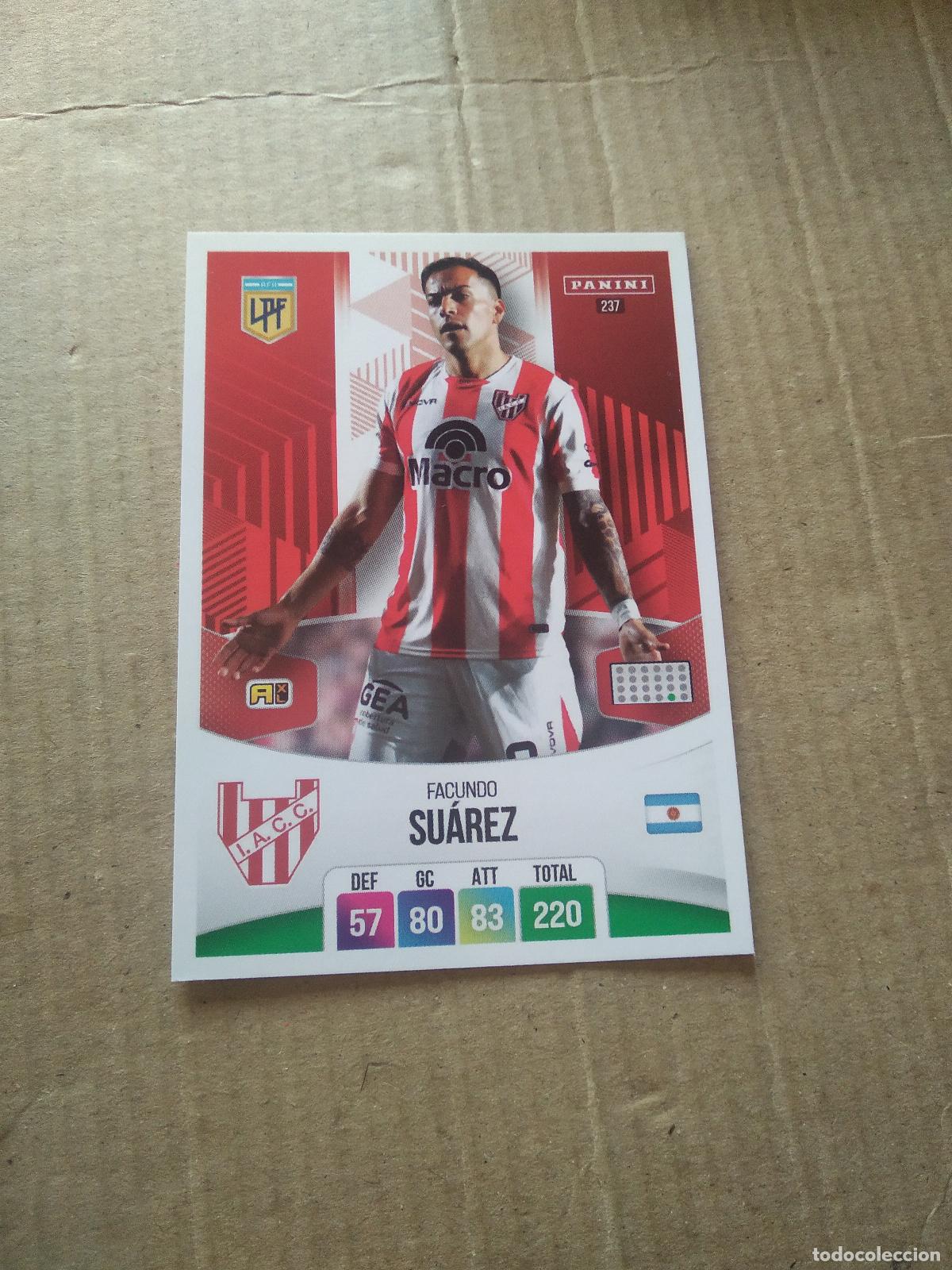 Fu&szlig;ball-Sticker: 237 FACUNDO SUAREZ INSTITUTO CORDOBA CROMO FUTBOL ARGENTINO PANINI LIGA ARGENTINA 2024 ADRENALYN