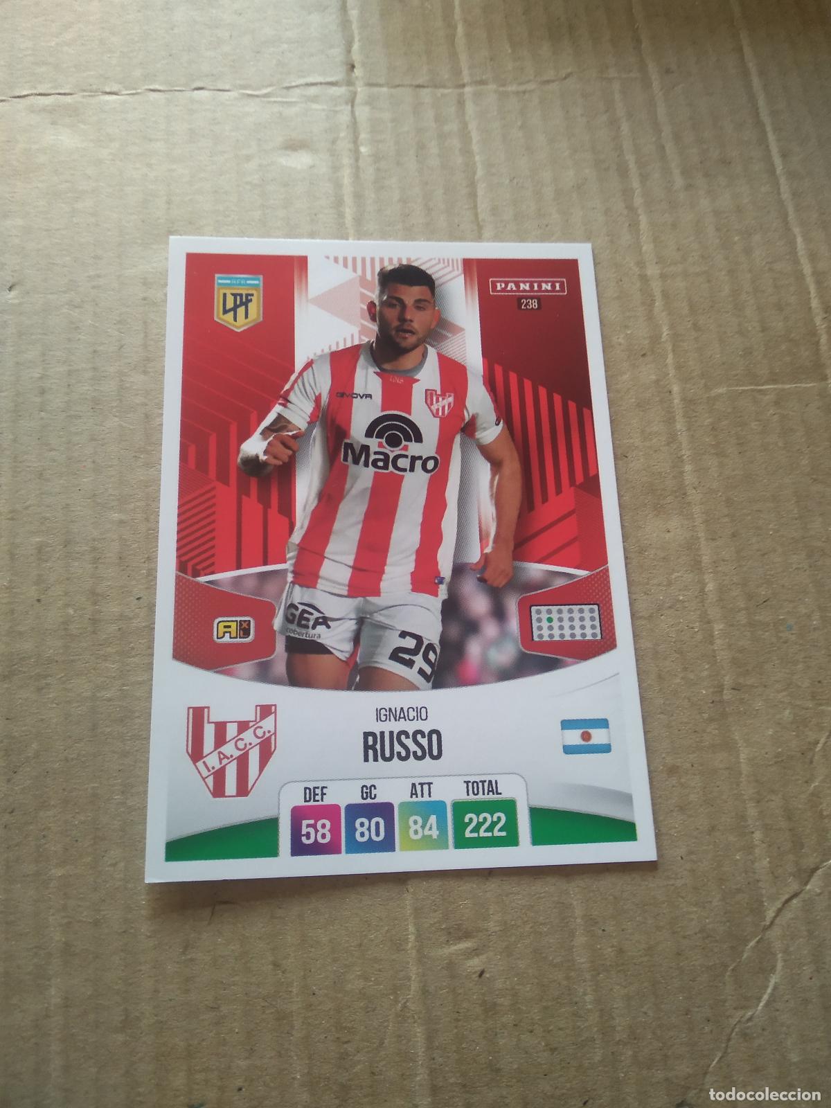 Fu&szlig;ball-Sticker: 238 IGNACIO RUSSO INSTITUTO CORDOBA CROMO FUTBOL ARGENTINO PANINI LIGA ARGENTINA 2024 ADRENALYN