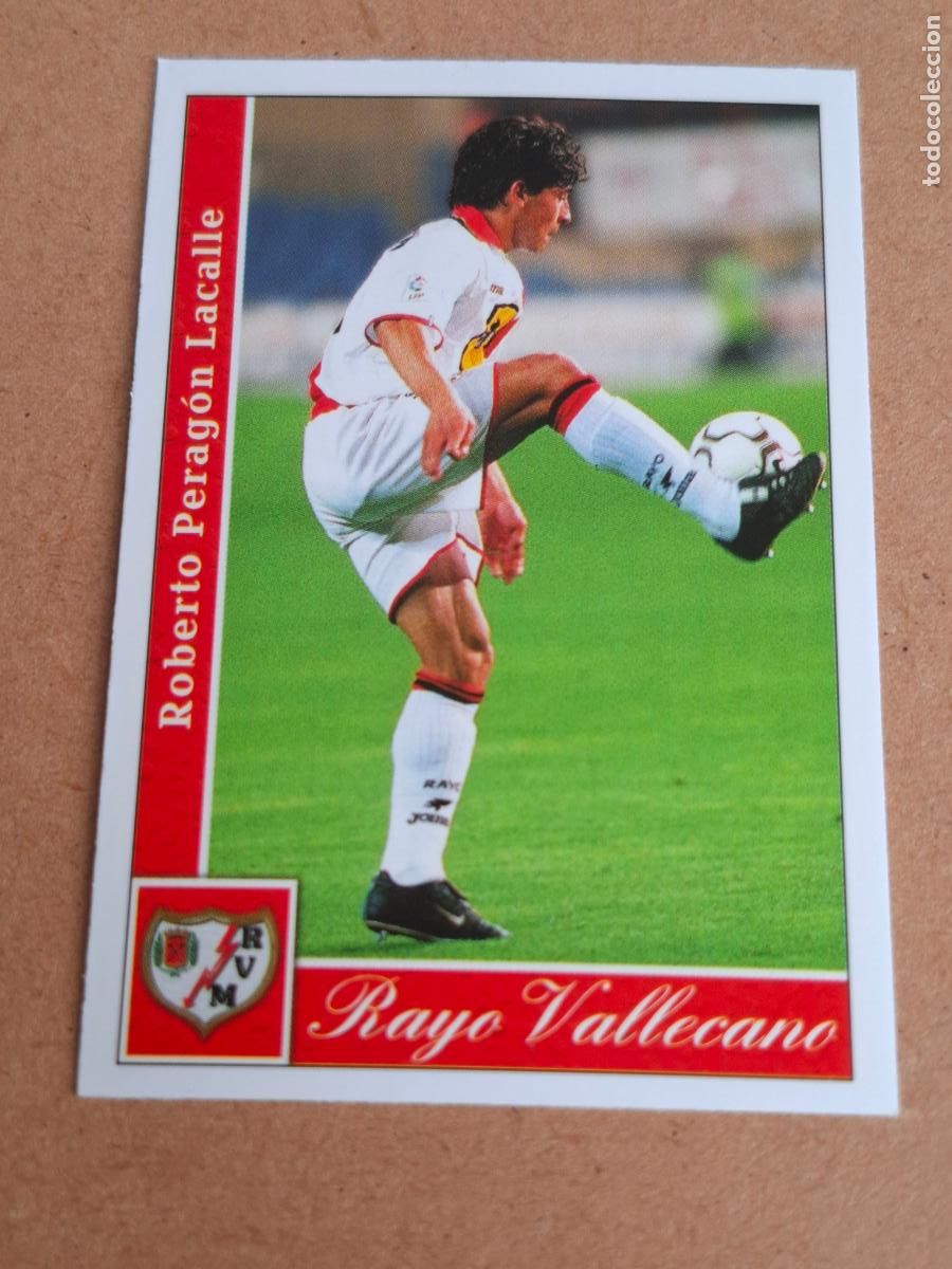 Fu&szlig;ball-Sticker: MUNDICROMO 2001 2002 01 02 - 545 PERAG&Oacute;N - RAYO VALLECANO