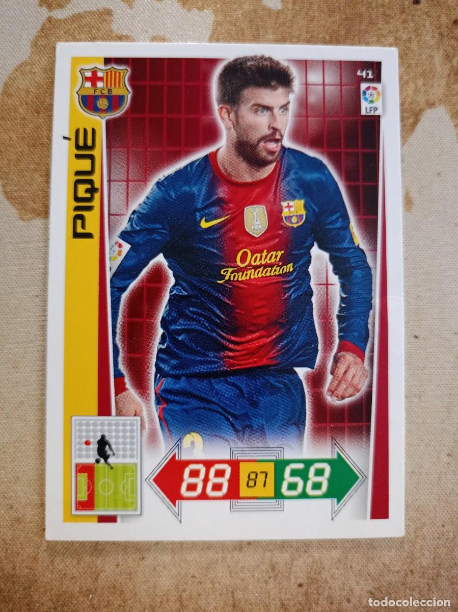 Fu&szlig;ball-Sticker: # Barcelona 41 PIQU&Eacute; Adrenalyn 2012-13
