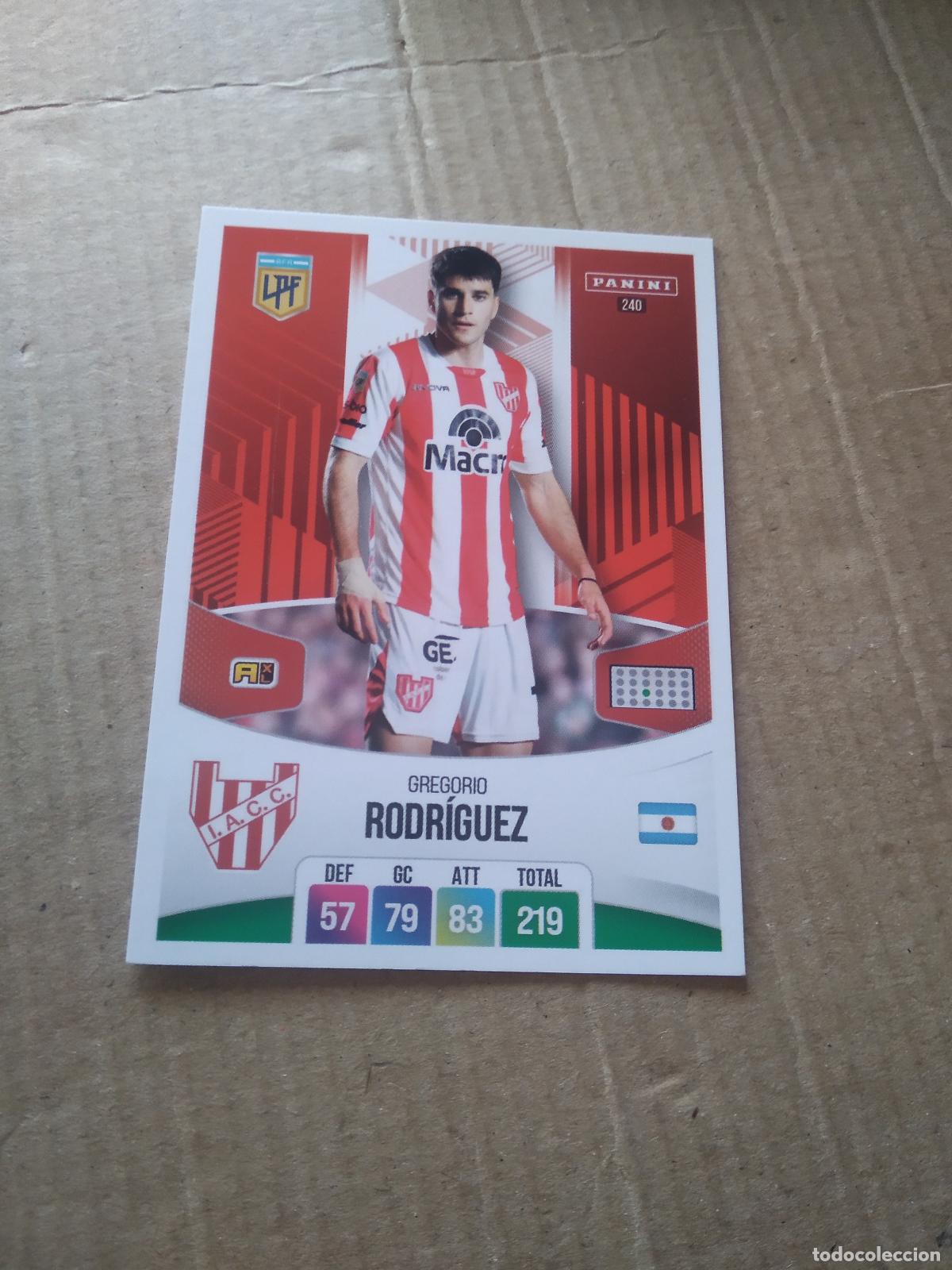 Fu&szlig;ball-Sticker: 240 GREGORIO RODRIGUEZ INSTITUTO CORDOBA CROMO FUTBOL ARGENTINO PANINI LIGA ARGENTINA 2024 ADRENALYN