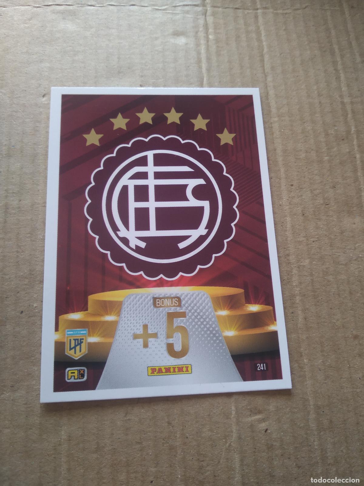Fu&szlig;ball-Sticker: 241 ESCUDO LANUS CROMO FUTBOL ARGENTINO PANINI LIGA ARGENTINA 2024 ADRENALYN