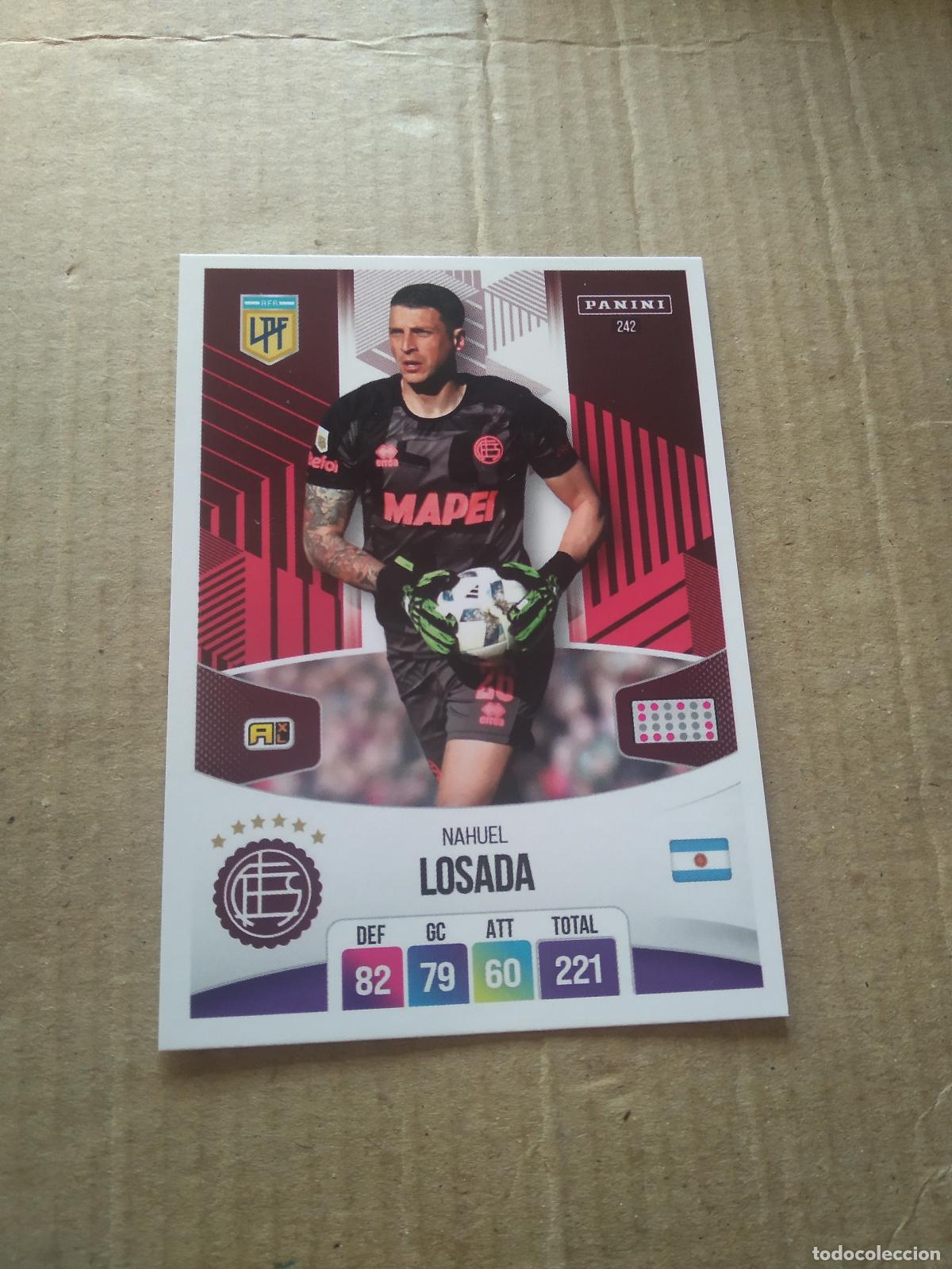 Cromos de F&uacute;tbol: 242 NAHUEL LOSADA LANUS CROMO FUTBOL ARGENTINO PANINI LIGA ARGENTINA 2024 ADRENALYN