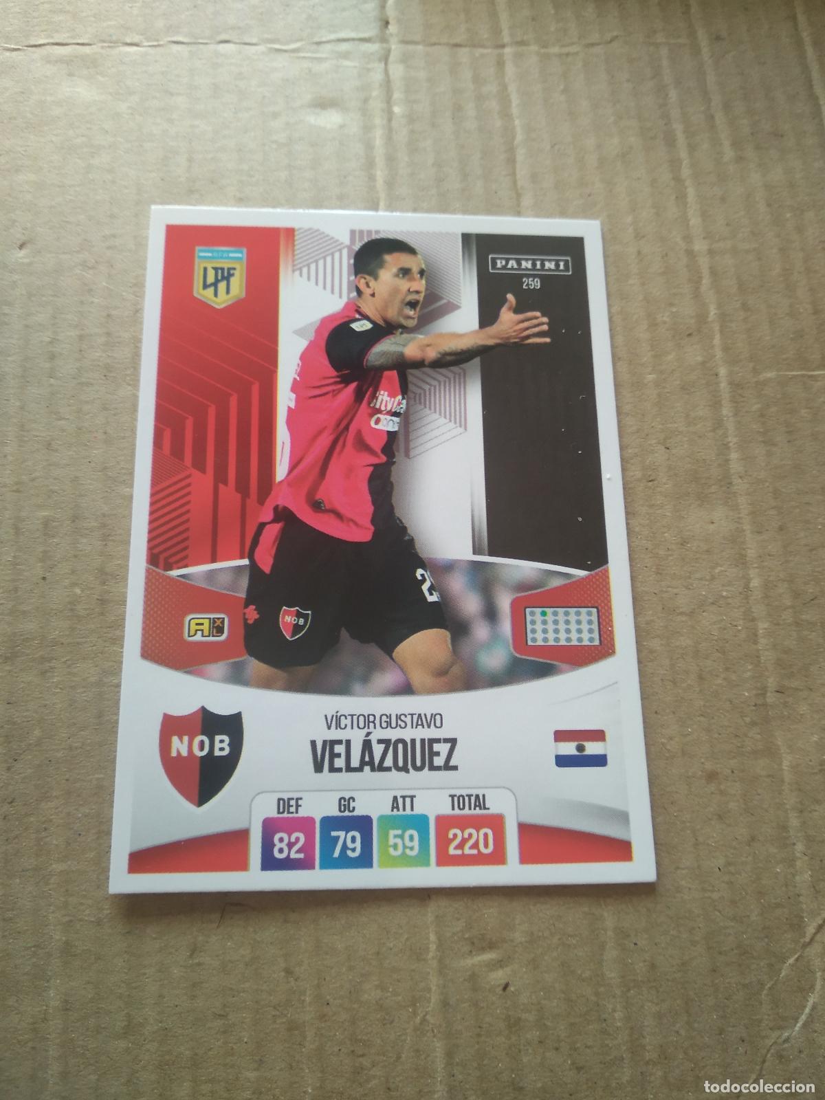 Cromos de F&uacute;tbol: 259 VICTOR GUSTAVO VELAZQUEZ NEWELL'S CROMO FUTBOL ARGENTINO PANINI LIGA ARGENTINA 2024 ADRENALYN
