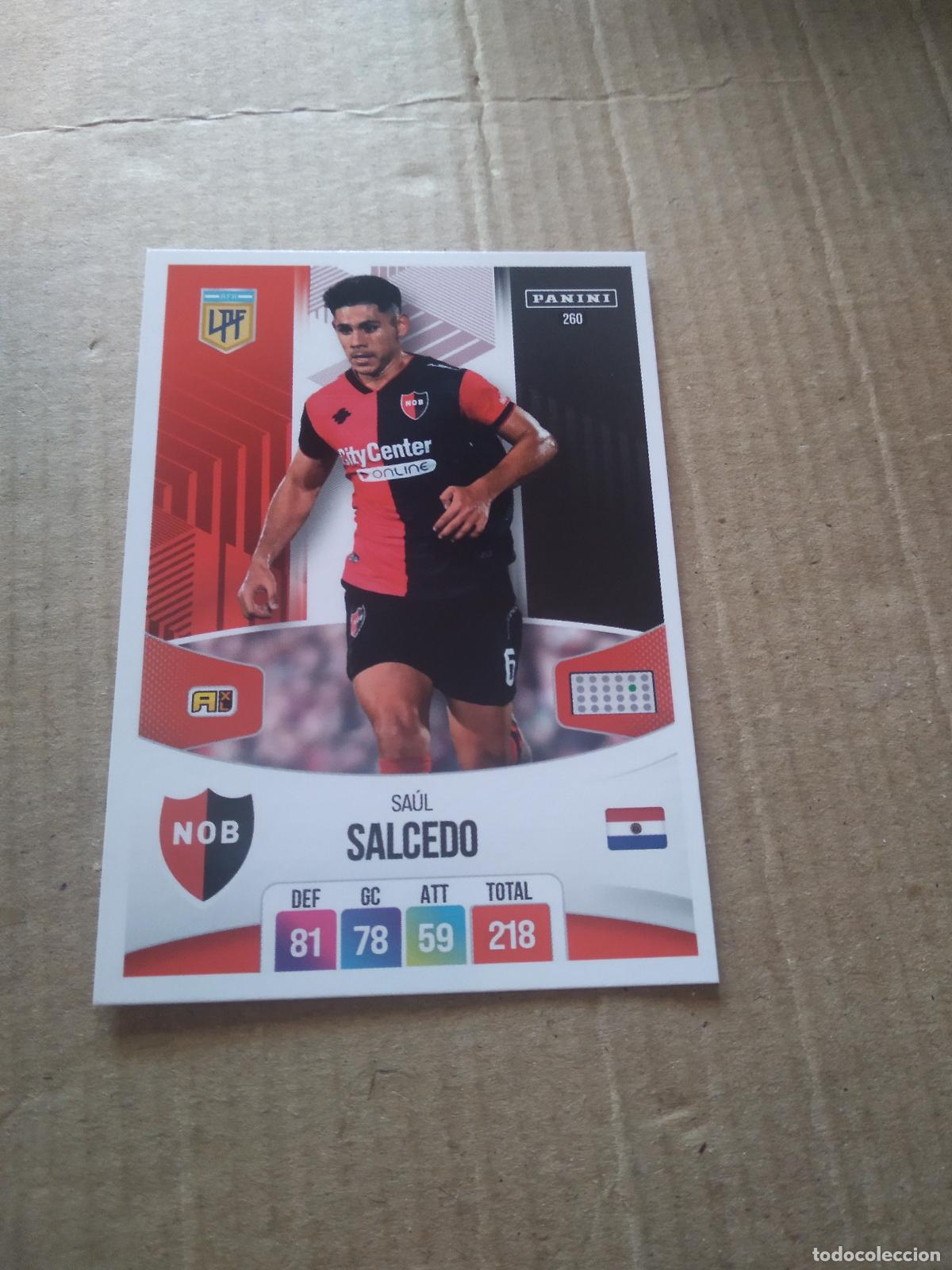 Cromos de F&uacute;tbol: 260 SAUL SALCEDO VELAZQUEZ NEWELL'S CROMO FUTBOL ARGENTINO PANINI LIGA ARGENTINA 2024 ADRENALYN