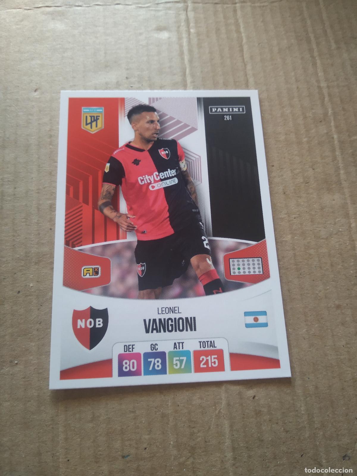 Cromos de F&uacute;tbol: 261 LEONEL VANGIONI NEWELL'S CROMO FUTBOL ARGENTINO PANINI LIGA ARGENTINA 2024 ADRENALYN