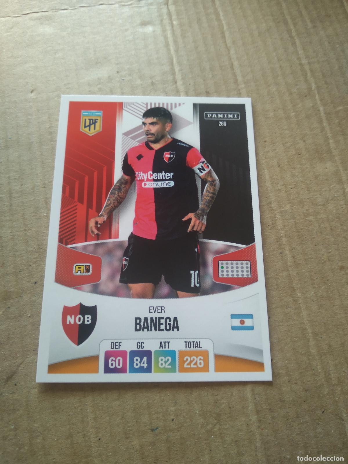 Cromos de F&uacute;tbol: 266 EVER BANEGA NEWELL'S CROMO FUTBOL ARGENTINO PANINI LIGA ARGENTINA 2024 ADRENALYN