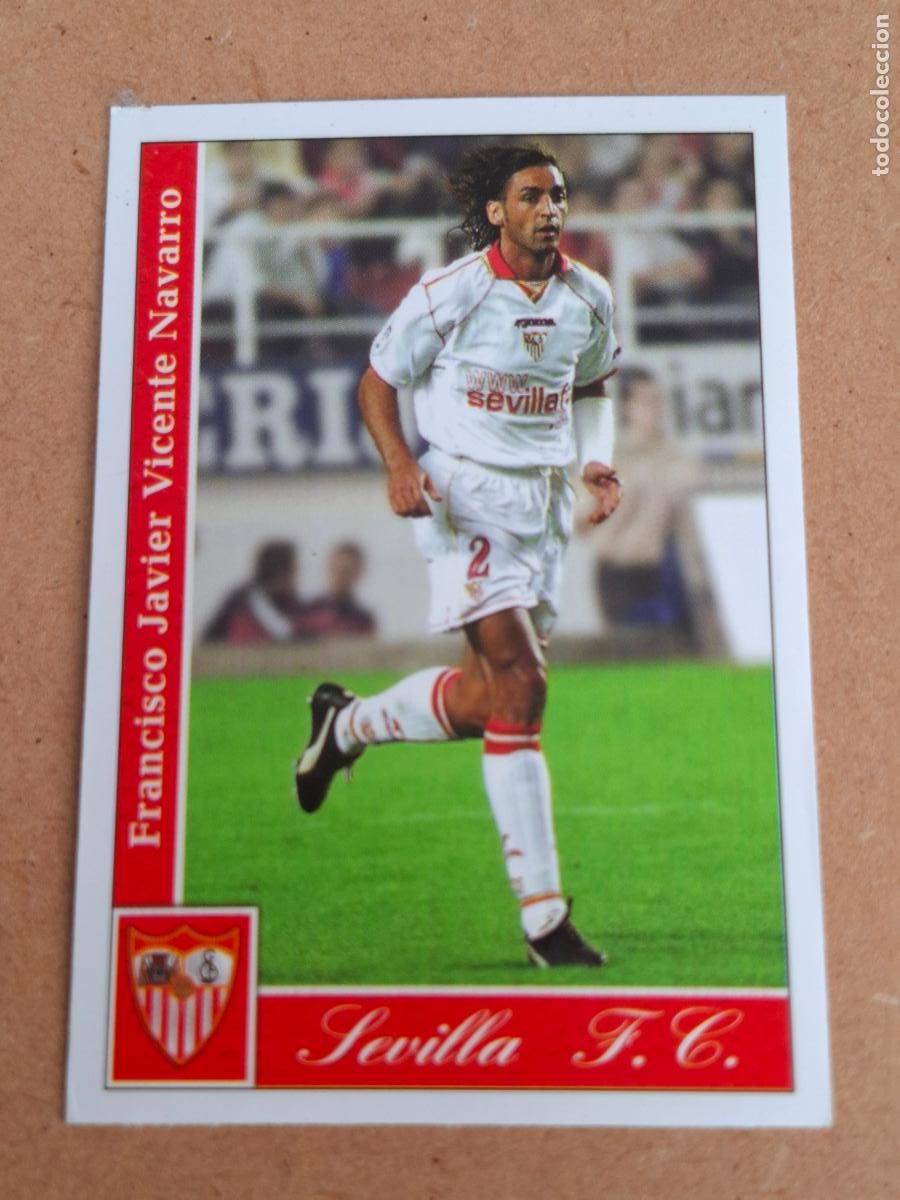 Cromos de F&uacute;tbol: MUNDICROMO 2001 2002 01 02 - 554 JAVI NAVARRO - SEVILLA FC