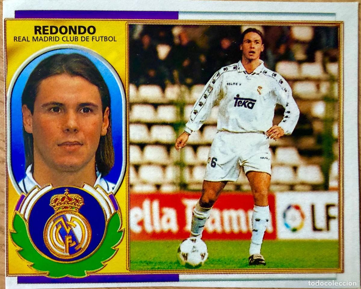 Football Stickers: FERNANDO REDONDO REAL MADRID 96 97 1996 1997 LIGA EDICIONES ESTE RECORTADO STICKER