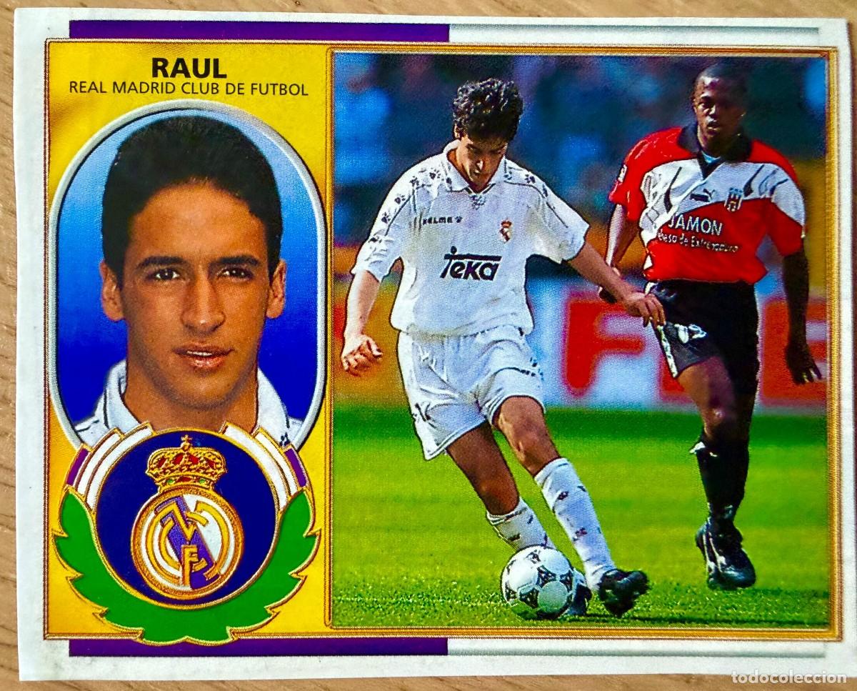 Cromos de F&uacute;tbol: RAUL REAL MADRID 96 97 1996 1997 LIGA EDICIONES ESTE RECORTADO STICKER