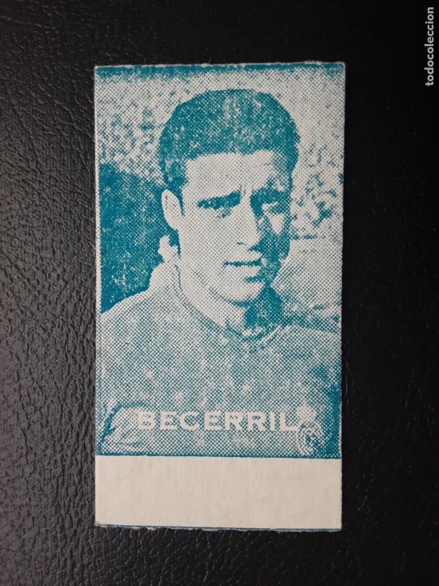 Cromos de F&uacute;tbol: BECERRIL, REAL MADRID. TICKET DE PESO, BASCULA,