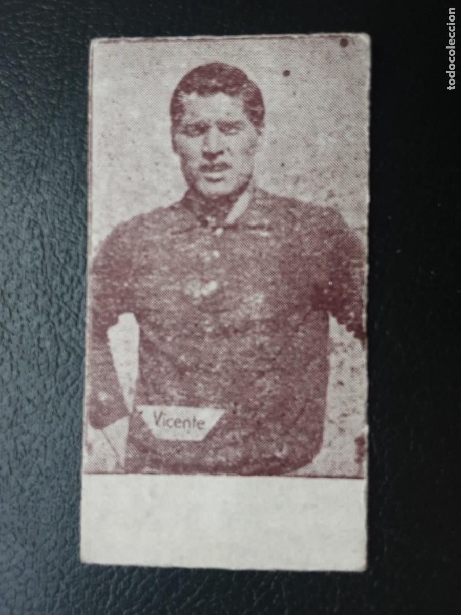 Cromos de F&uacute;tbol: VICENTE, REAL MADRID. TICKET DE PESO, BASCULA,