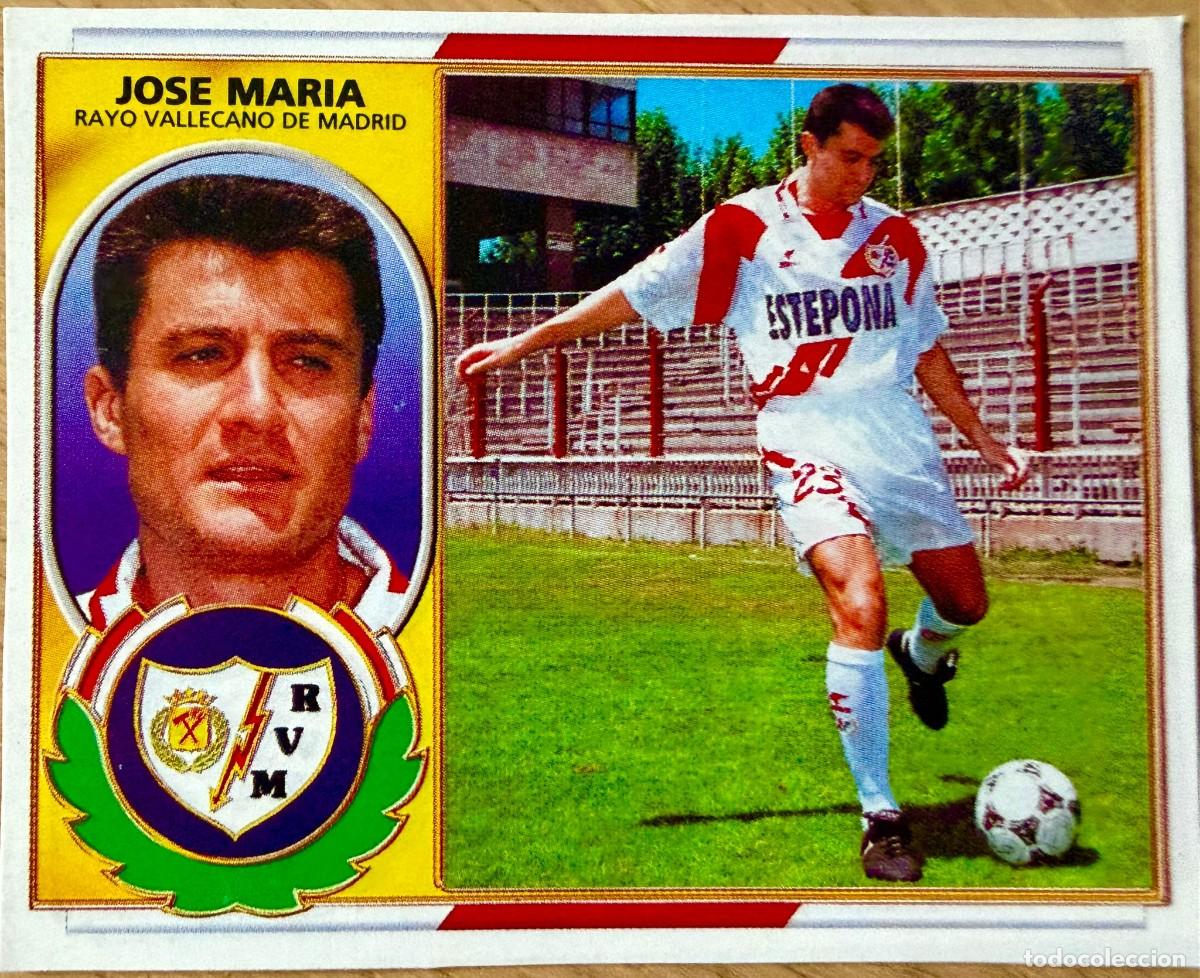 Cromos de F&uacute;tbol: JOSE MARIA RAYO VALLECANO 96 97 1996 1997 LIGA EDICIONES ESTE RECORTADO STICKER