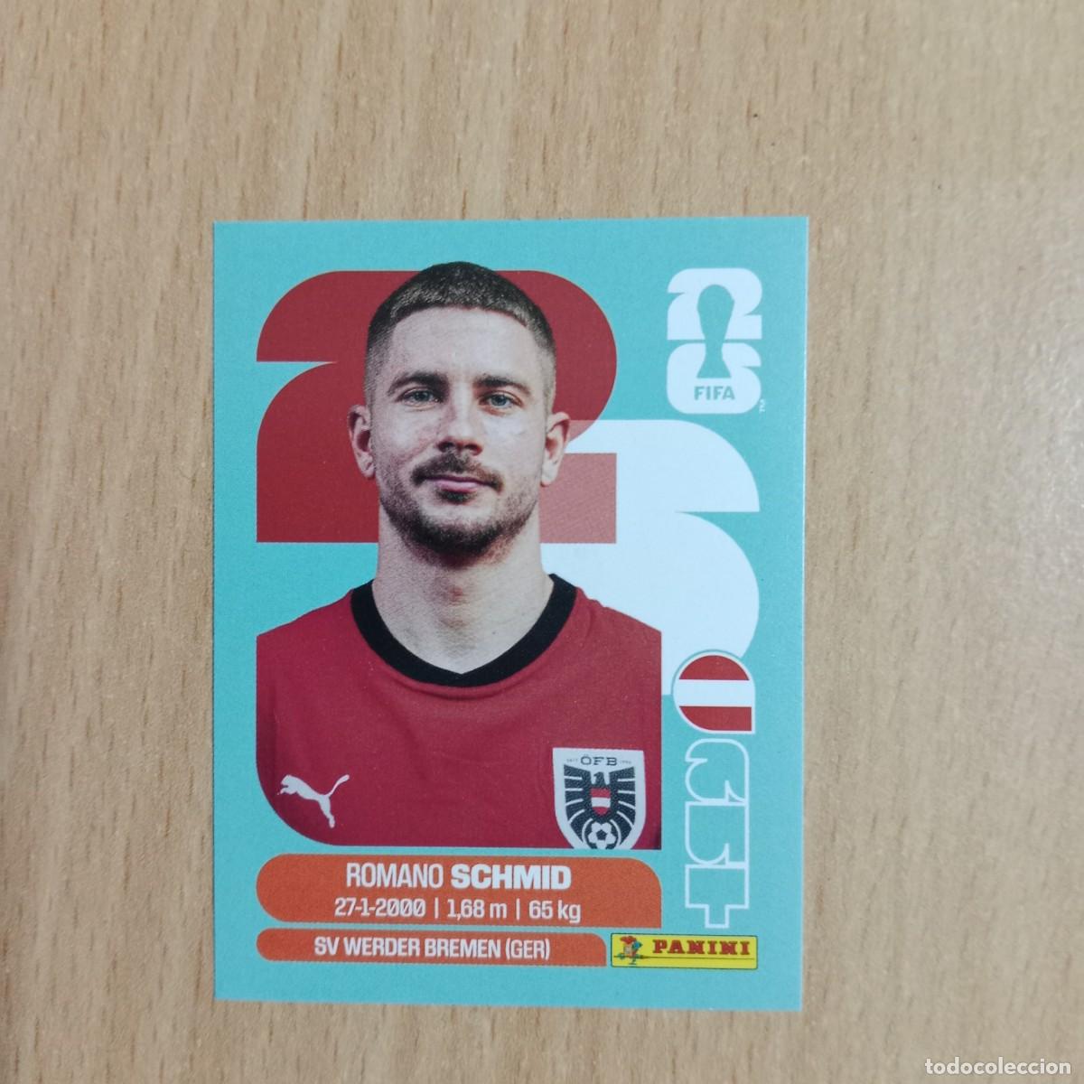 Cromos de F&uacute;tbol: ROMANO SCHMID , AUSTRIA , STICKER CROMO N&ordm; AUT 16 , FIFA WORLD CUP 2026 - PANINI - A&Ntilde;O 2026.