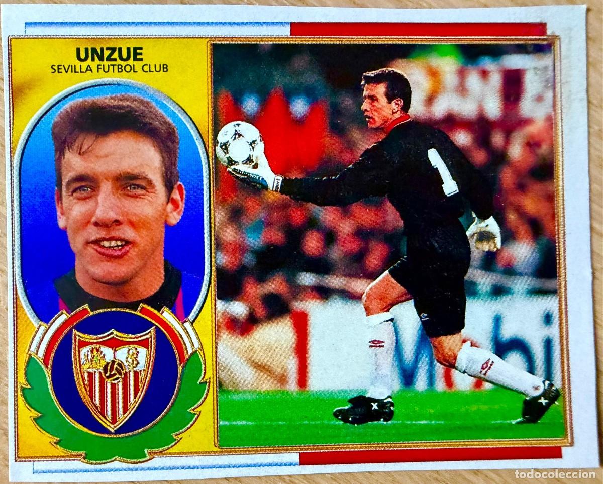 Cromos de F&uacute;tbol: UNZUE SEVILLA 96 97 1996 1997 LIGA EDICIONES ESTE RECORTADO STICKER