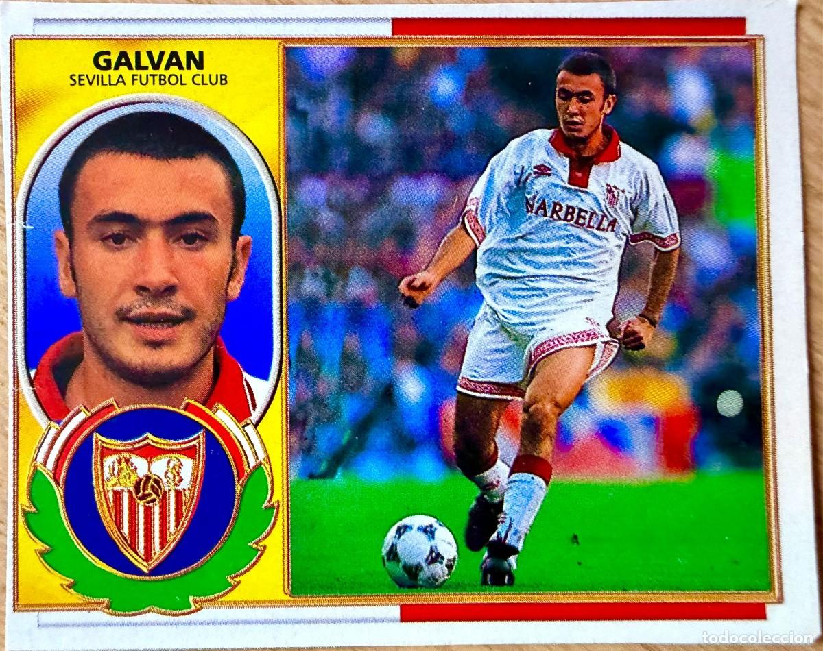 Cromos de F&uacute;tbol: GALVAN SEVILLA 96 97 1996 1997 LIGA EDICIONES ESTE RECORTADO STICKER