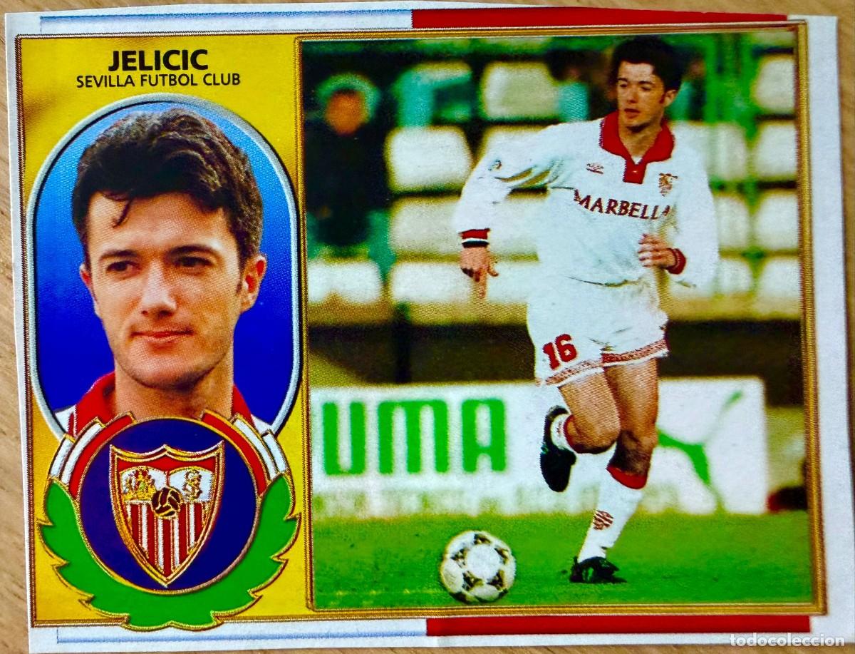 Cromos de F&uacute;tbol: JELICIC SEVILLA 96 97 1996 1997 LIGA EDICIONES ESTE RECORTADO STICKER