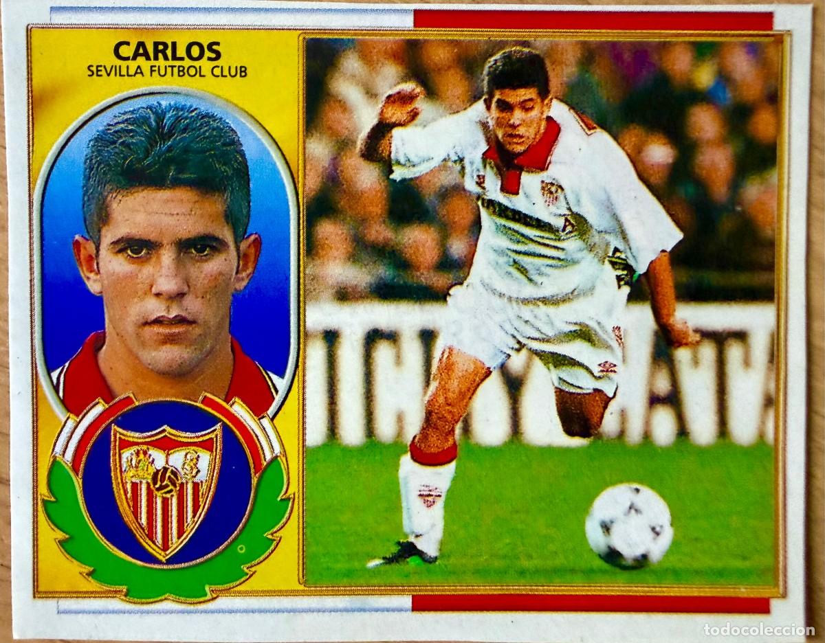 Cromos de F&uacute;tbol: CARLOS SEVILLA 96 97 1996 1997 LIGA EDICIONES ESTE RECORTADO STICKER