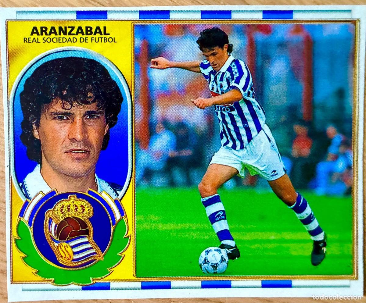 Cromos de F&uacute;tbol: ARANZABAL REAL SOCIEDAD 96 97 1996 1997 LIGA EDICIONES ESTE RECORTADO STICKER