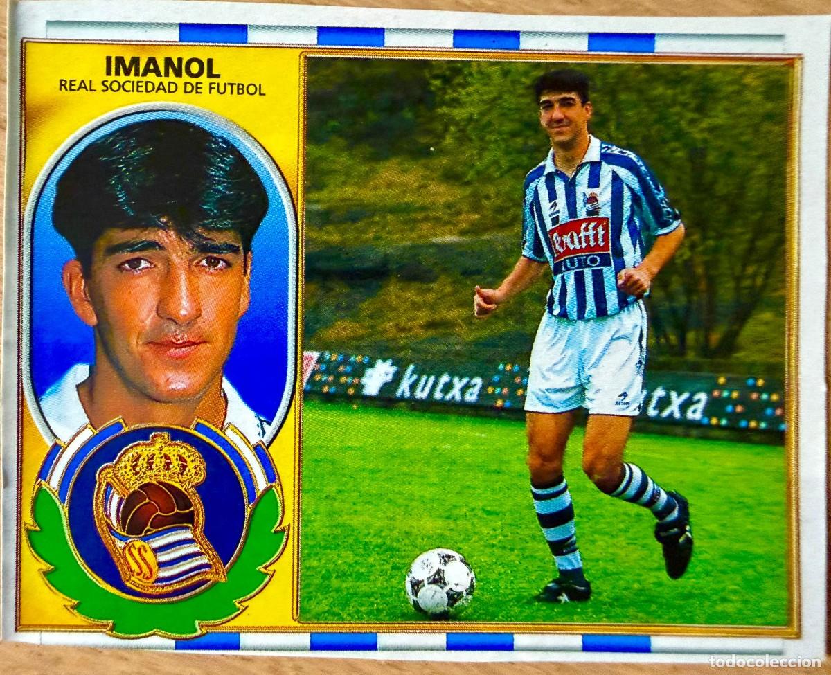 Cromos de F&uacute;tbol: IMANOL REAL SOCIEDAD 96 97 1996 1997 LIGA EDICIONES ESTE RECORTADO STICKER