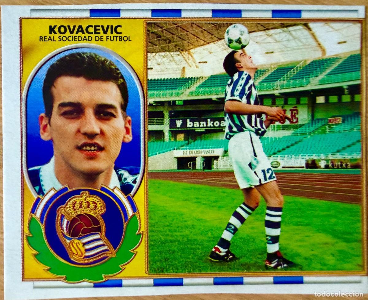 Cromos de F&uacute;tbol: KOVACEVIC REAL SOCIEDAD 96 97 1996 1997 LIGA EDICIONES ESTE RECORTADO STICKER