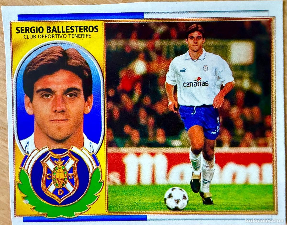 Cromos de F&uacute;tbol: SERGIO BALLESTEROS TENERIFE 96 97 1996 1997 LIGA EDICIONES ESTE RECORTADO STICKER
