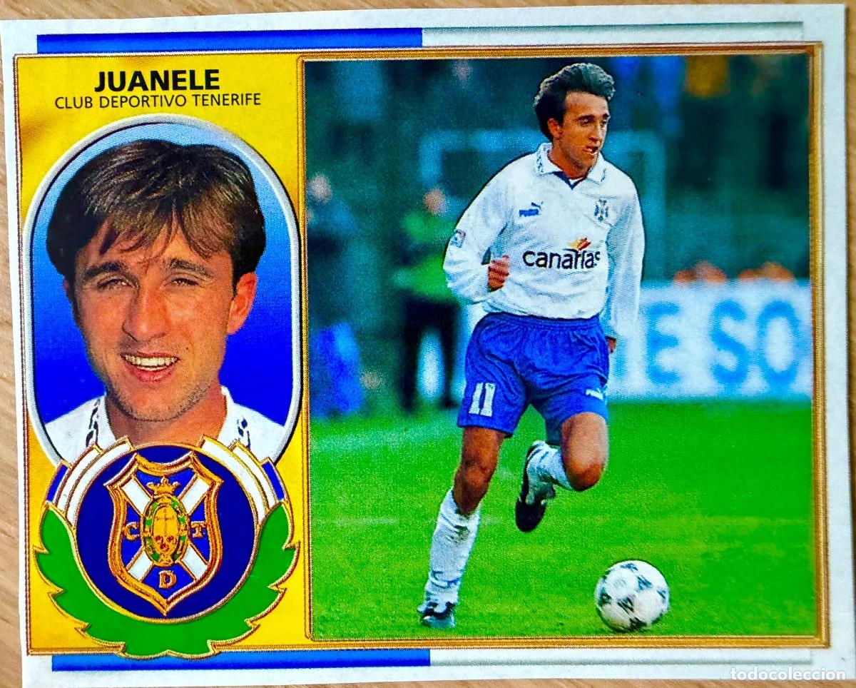 Cromos de F&uacute;tbol: JUANELE TENERIFE 96 97 1996 1997 LIGA EDICIONES ESTE RECORTADO STICKER