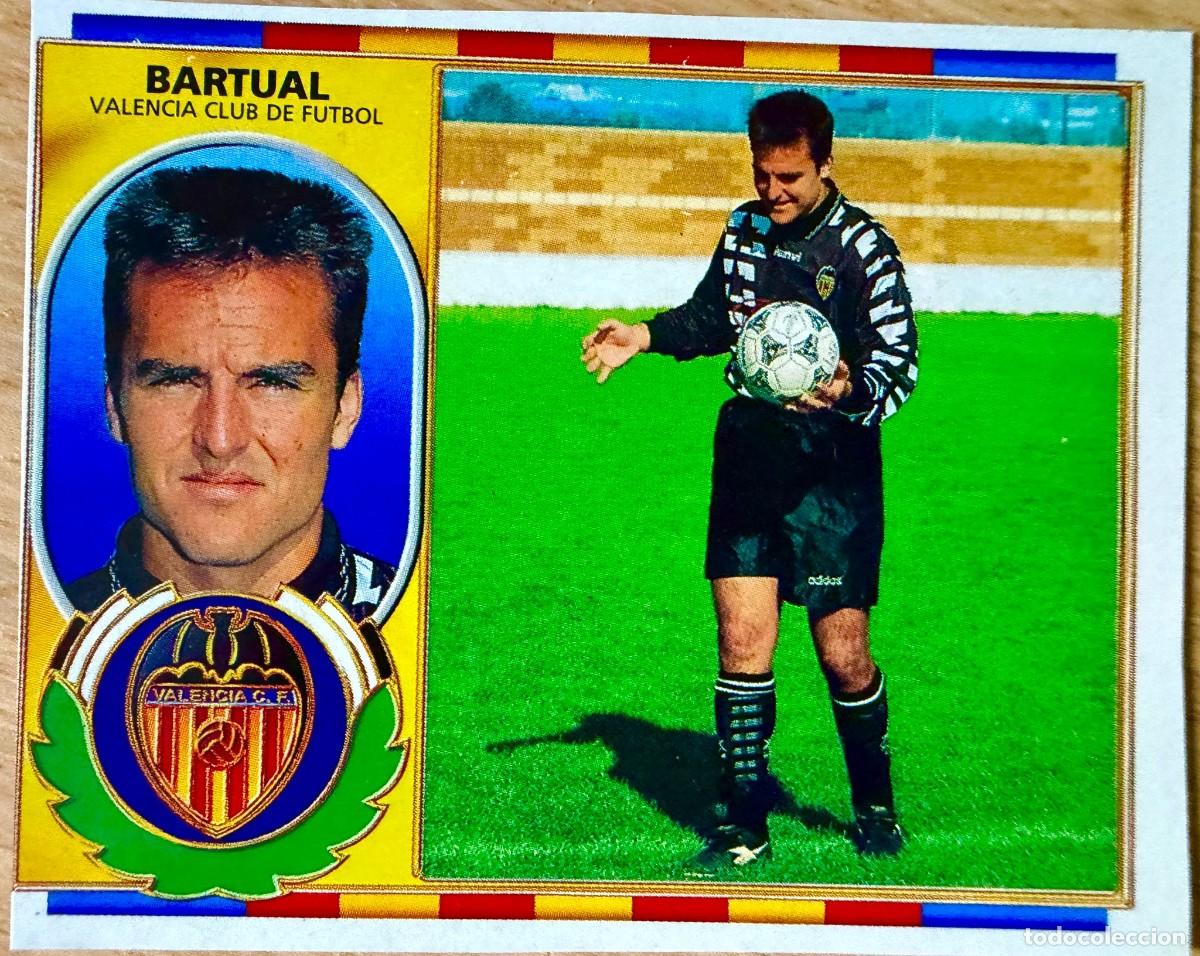 Cromos de F&uacute;tbol: BARTUAL VALENCIA 96 97 1996 1997 LIGA EDICIONES ESTE RECORTADO STICKER