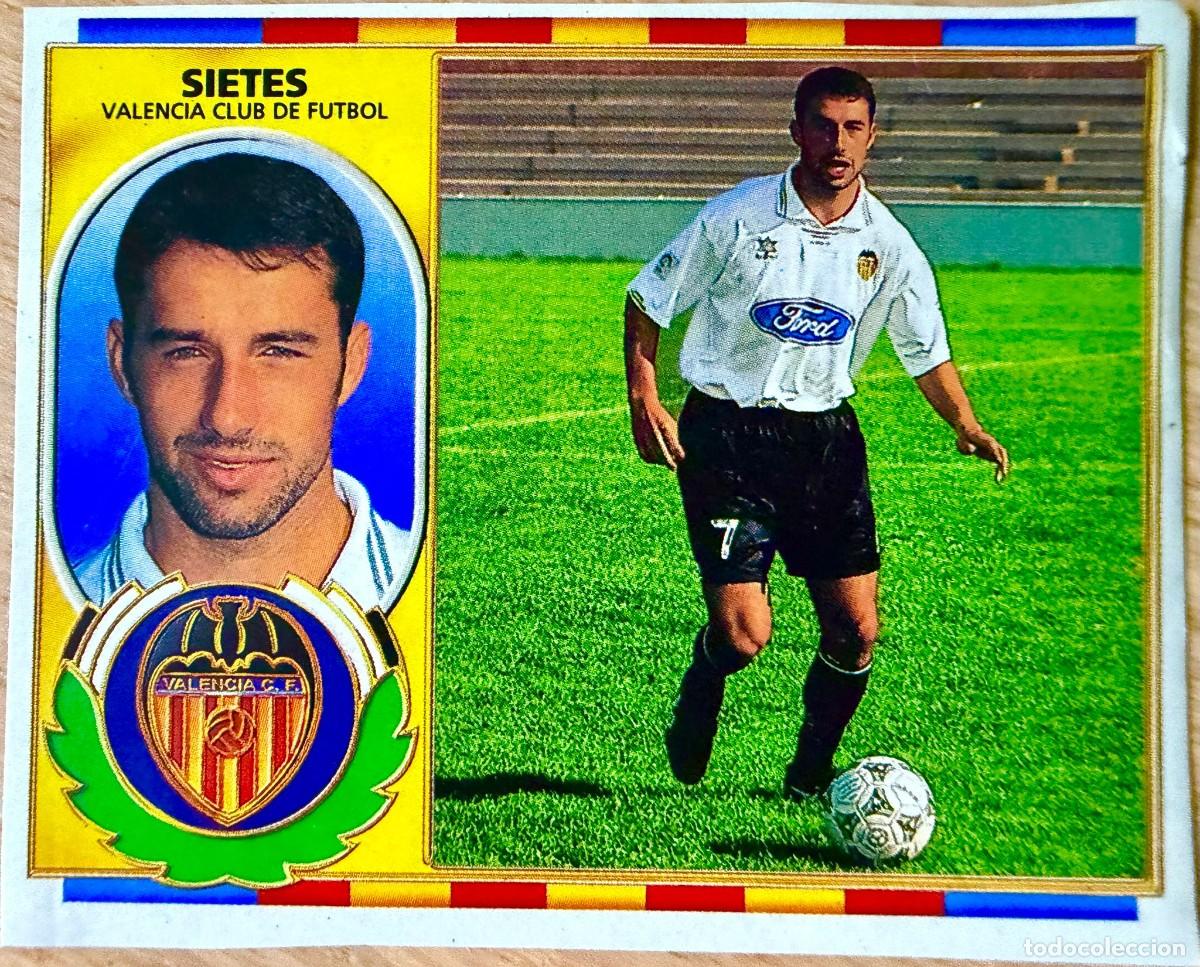 Cromos de F&uacute;tbol: SIETES VALENCIA 96 97 1996 1997 LIGA EDICIONES ESTE RECORTADO STICKER