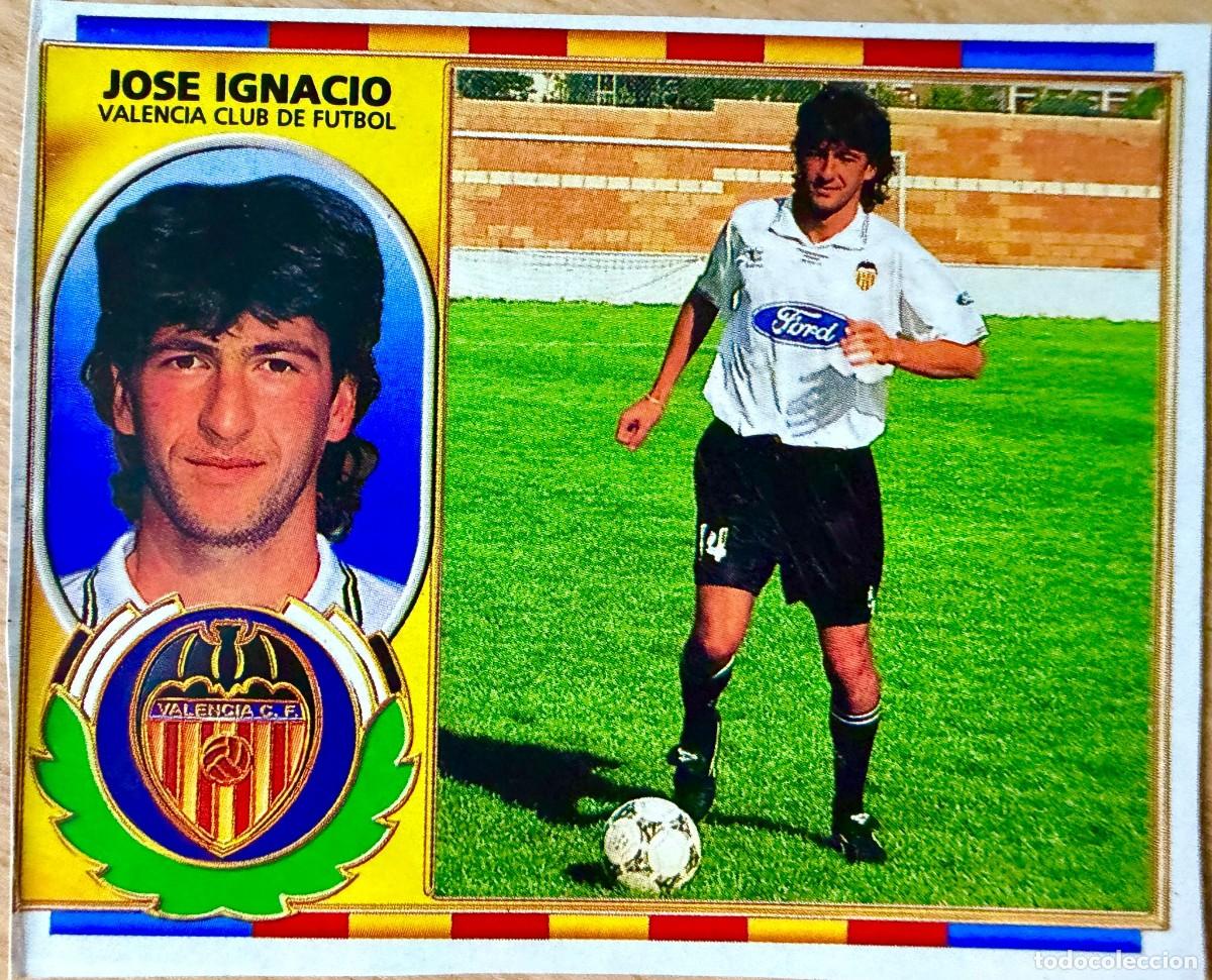Cromos de F&uacute;tbol: JOSE IGNACIO VALENCIA 96 97 1996 1997 LIGA EDICIONES ESTE RECORTADO STICKER