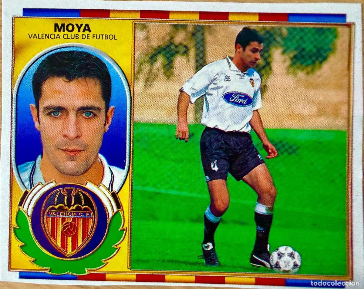 Cromos de F&uacute;tbol: MOYA VALENCIA 96 97 1996 1997 LIGA EDICIONES ESTE RECORTADO STICKER