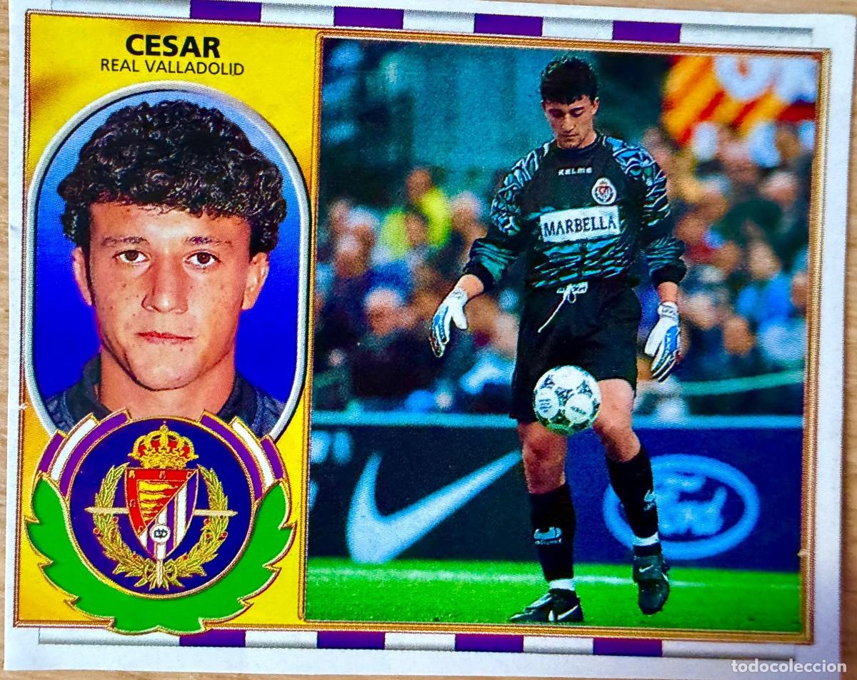Cromos de F&uacute;tbol: CESAR REAL VALLADOLID 96 97 1996 1997 LIGA EDICIONES ESTE RECORTADO STICKER