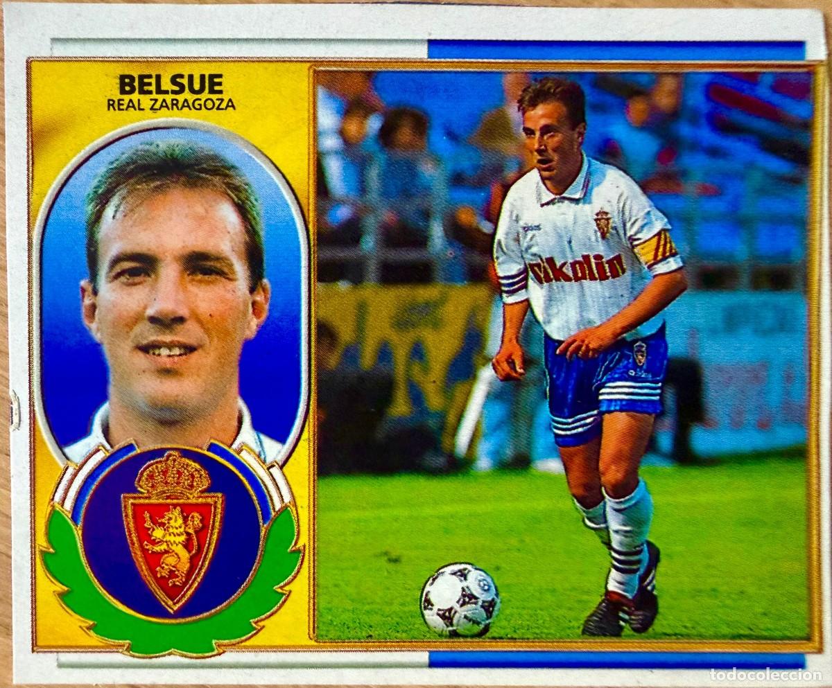 Cromos de F&uacute;tbol: BELSUE REAL ZARAGOZA 96 97 1996 1997 LIGA EDICIONES ESTE RECORTADO STICKER