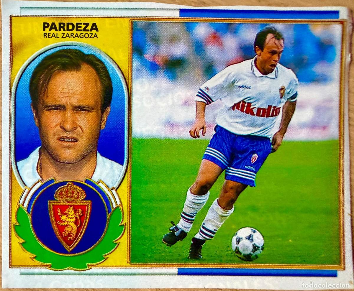 Cromos de F&uacute;tbol: PARDEZA REAL ZARAGOZA 96 97 1996 1997 LIGA EDICIONES ESTE RECORTADO STICKER