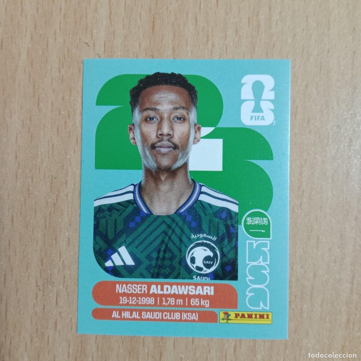 Cromos de F&uacute;tbol: NASSER ALDAWSARI, ARABIA SAUDITA, STICKER CROMO N&ordm; KSA 12 , FIFA WORLD CUP 2026 - PANINI - A&Ntilde;O 2026.