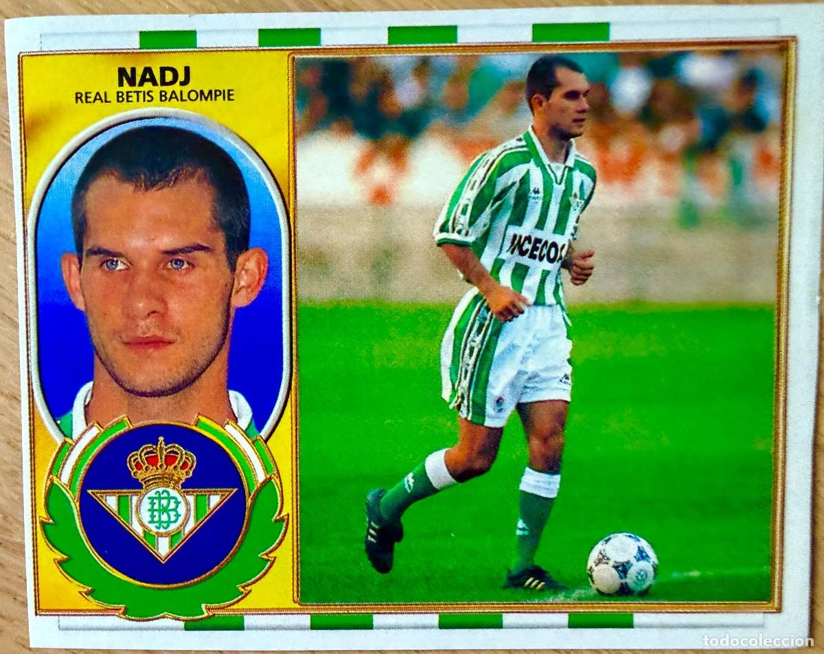 Cromos de F&uacute;tbol: NADJ COLOCA REAL BETIS 96 97 1996 1997 LIGA EDICIONES ESTE RECORTADO STICKER
