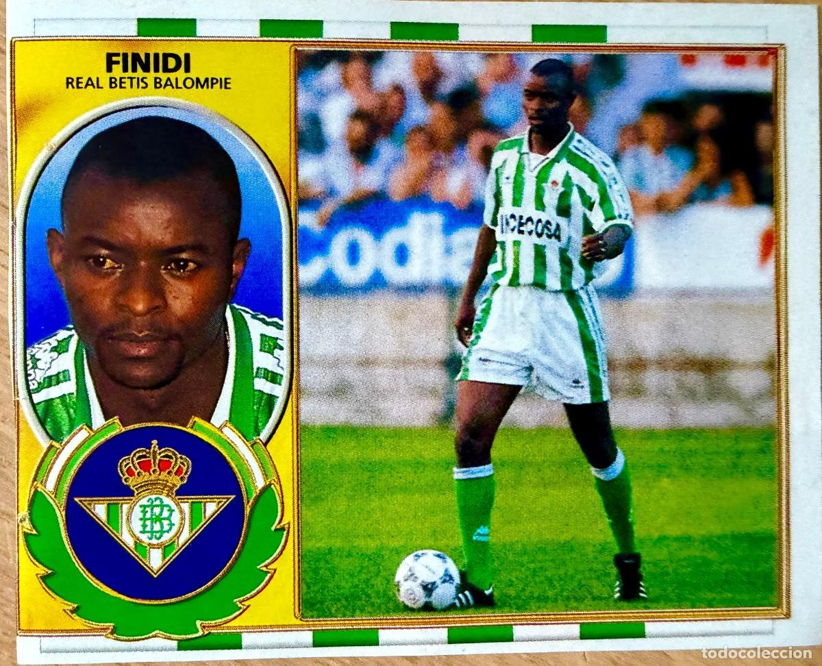 Cromos de F&uacute;tbol: FINIDI COLOCA REAL BETIS 96 97 1996 1997 LIGA EDICIONES ESTE RECORTADO STICKER