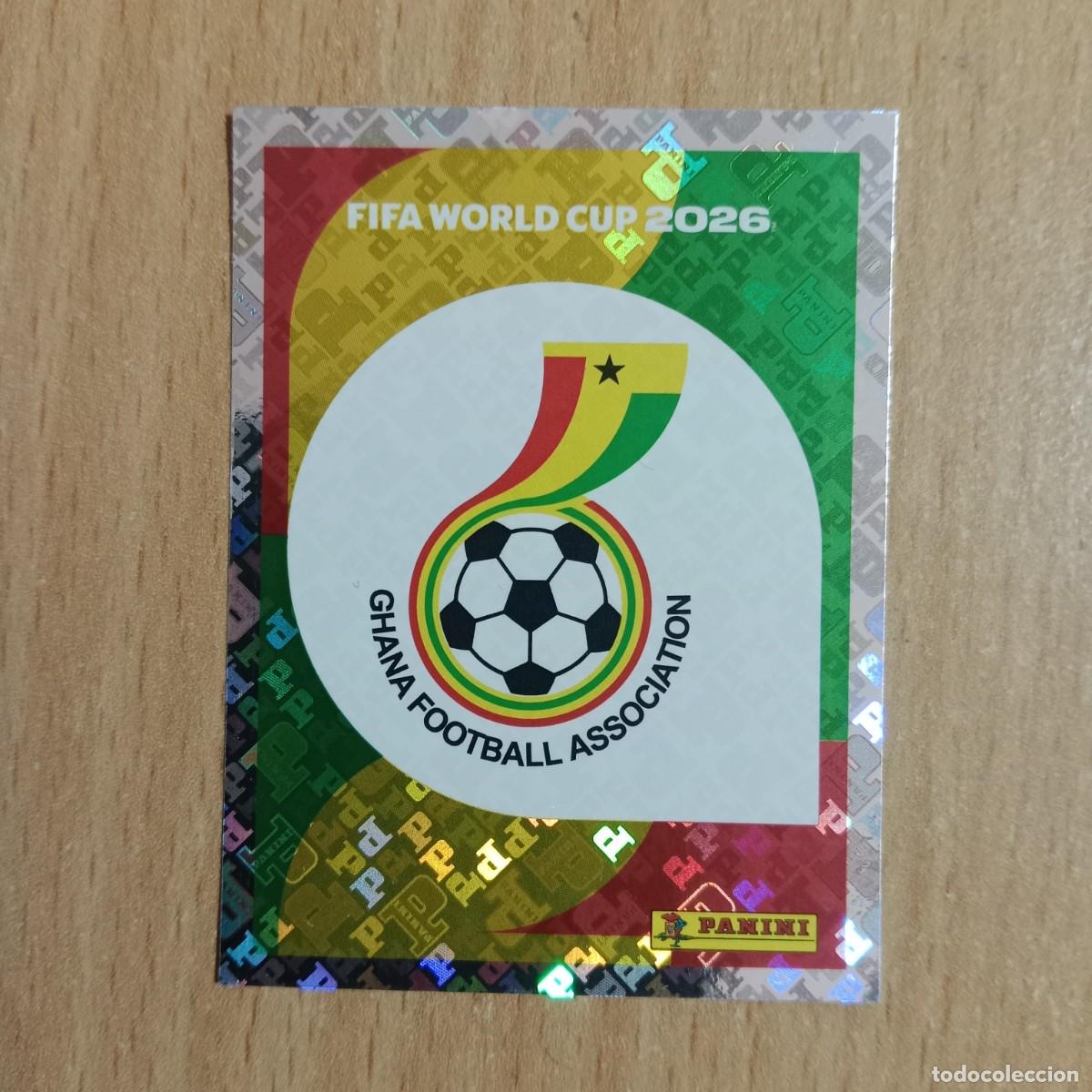 Cromos de F&uacute;tbol: ESCUDO GHANA , STICKER CROMO N&ordm; GHA 1 , FIFA WORLD CUP 2026 - PANINI - A&Ntilde;O 2026.