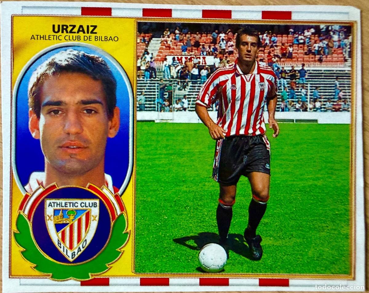 Cromos de F&uacute;tbol: URZAIZ COLOCA ATHLETIC BILBAO 96 97 1996 1997 LIGA EDICIONES ESTE RECORTADO STICKER