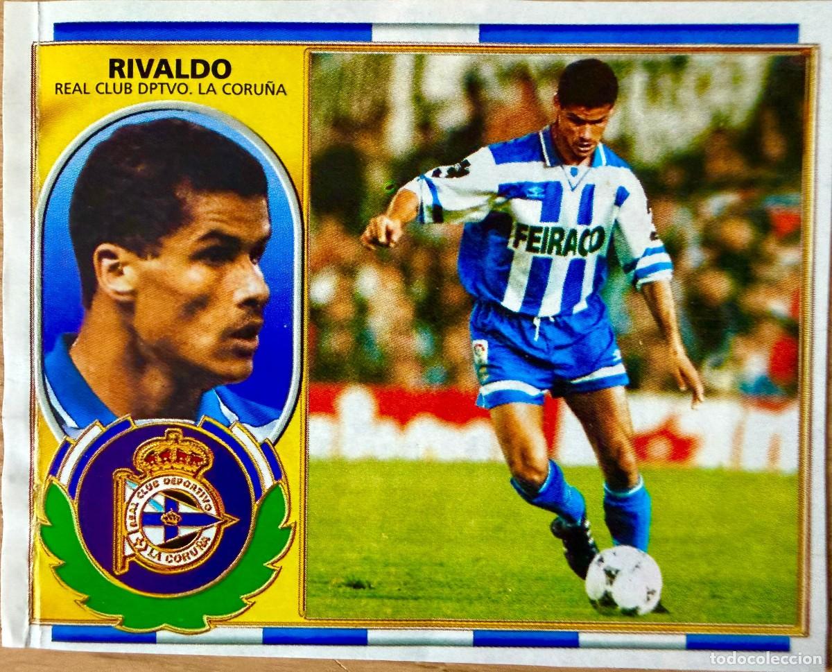 Cromos de F&uacute;tbol: RIVALDO COLOCA DEPORTIVO CORU&Ntilde;A 96 97 1996 1997 LIGA EDICIONES ESTE RECORTADO STICKER