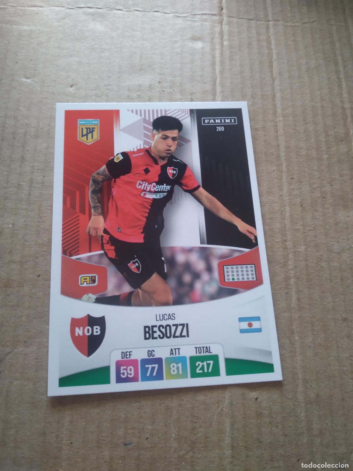 Cromos de F&uacute;tbol: 269 LUCAS BESOZZI NEWELL'S CROMO FUTBOL ARGENTINO PANINI LIGA ARGENTINA 2024 ADRENALYN