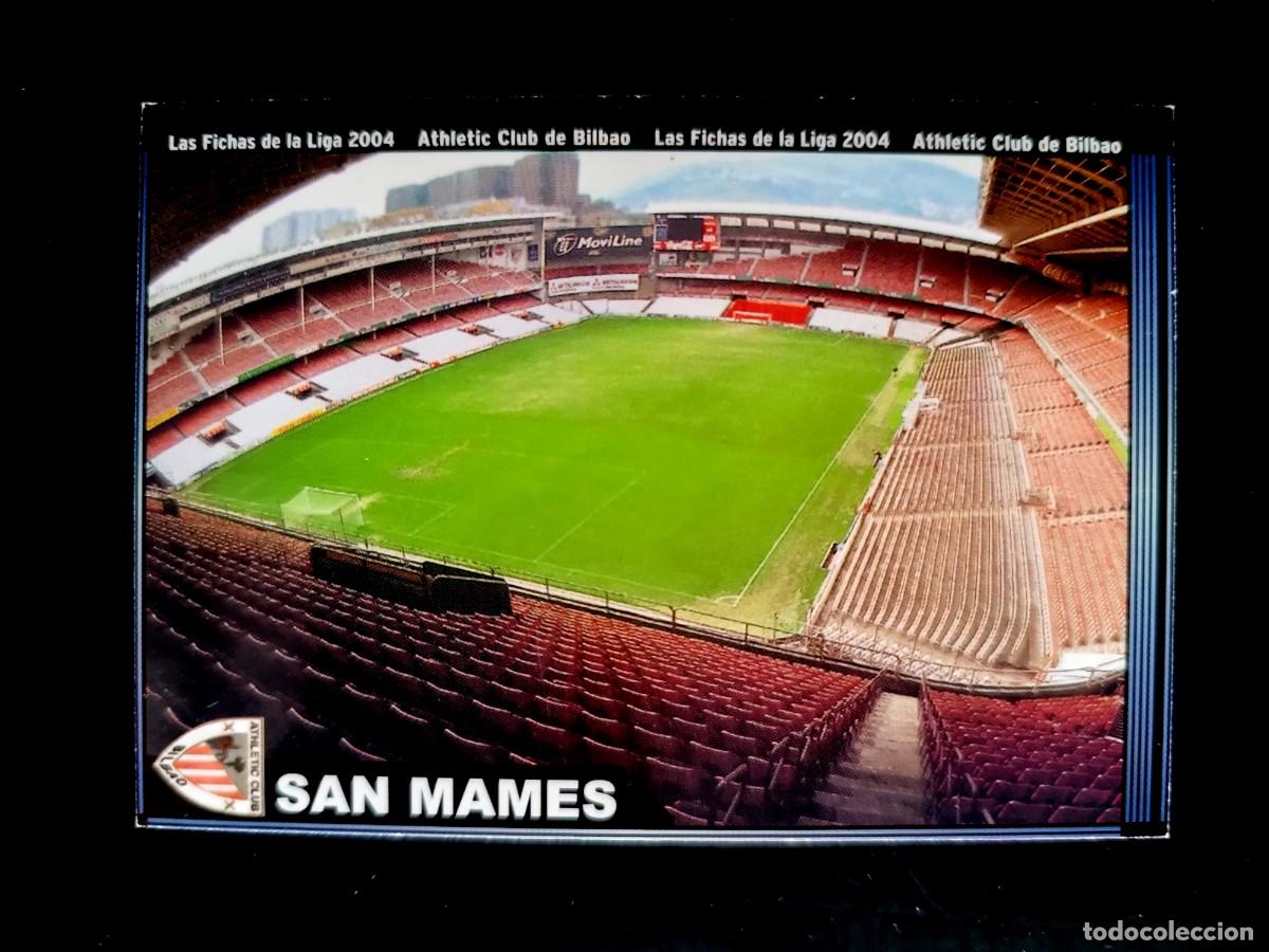 Football Stickers: 164 ESTADIO SAN MAM&Eacute;S - ATHLETIC CLUB - MUNDICROMO 2004