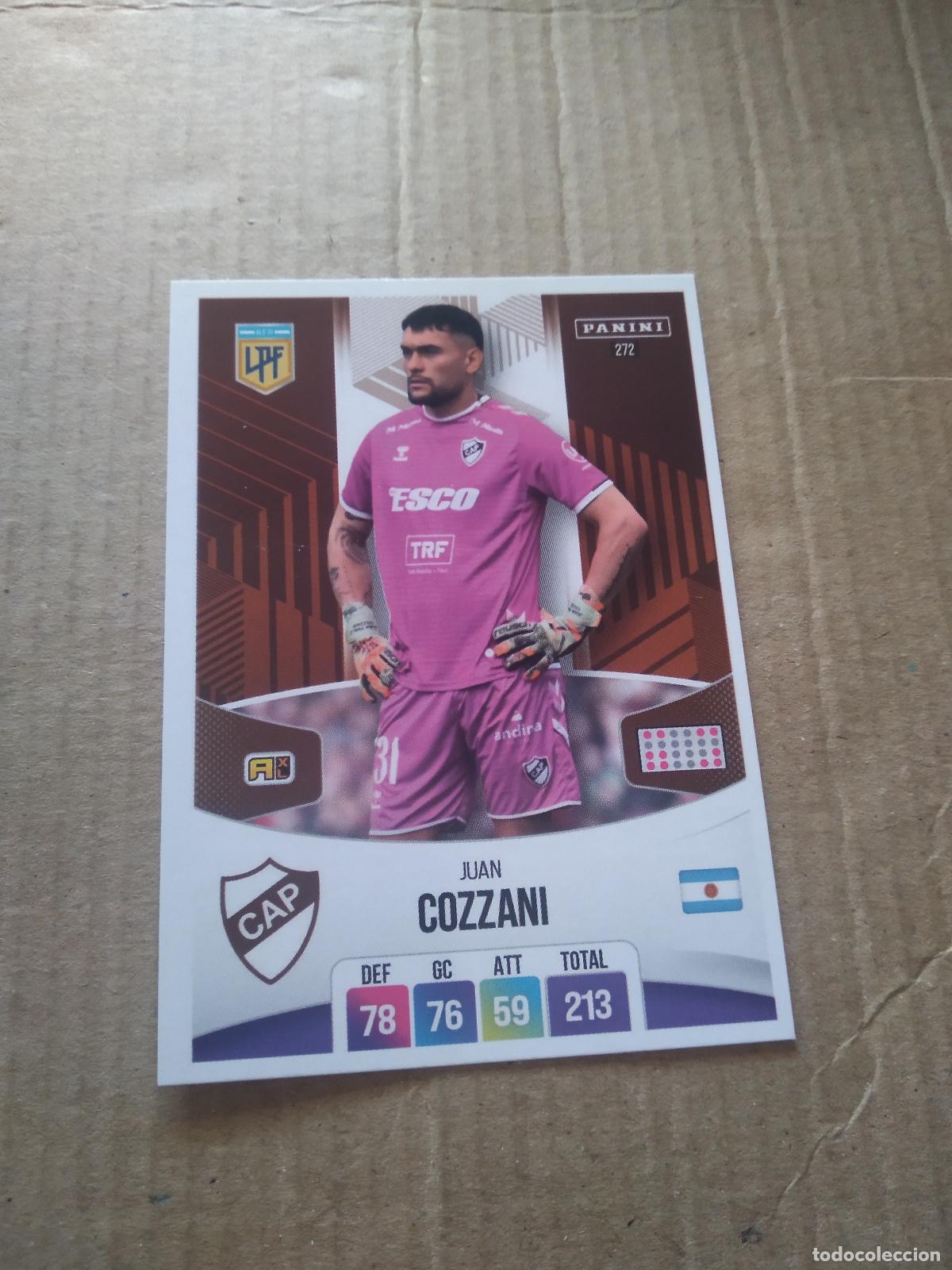 Football Stickers: 272 JUAN COZZANI PLATENSE CROMO FUTBOL ARGENTINO PANINI LIGA ARGENTINA 2024 ADRENALYN