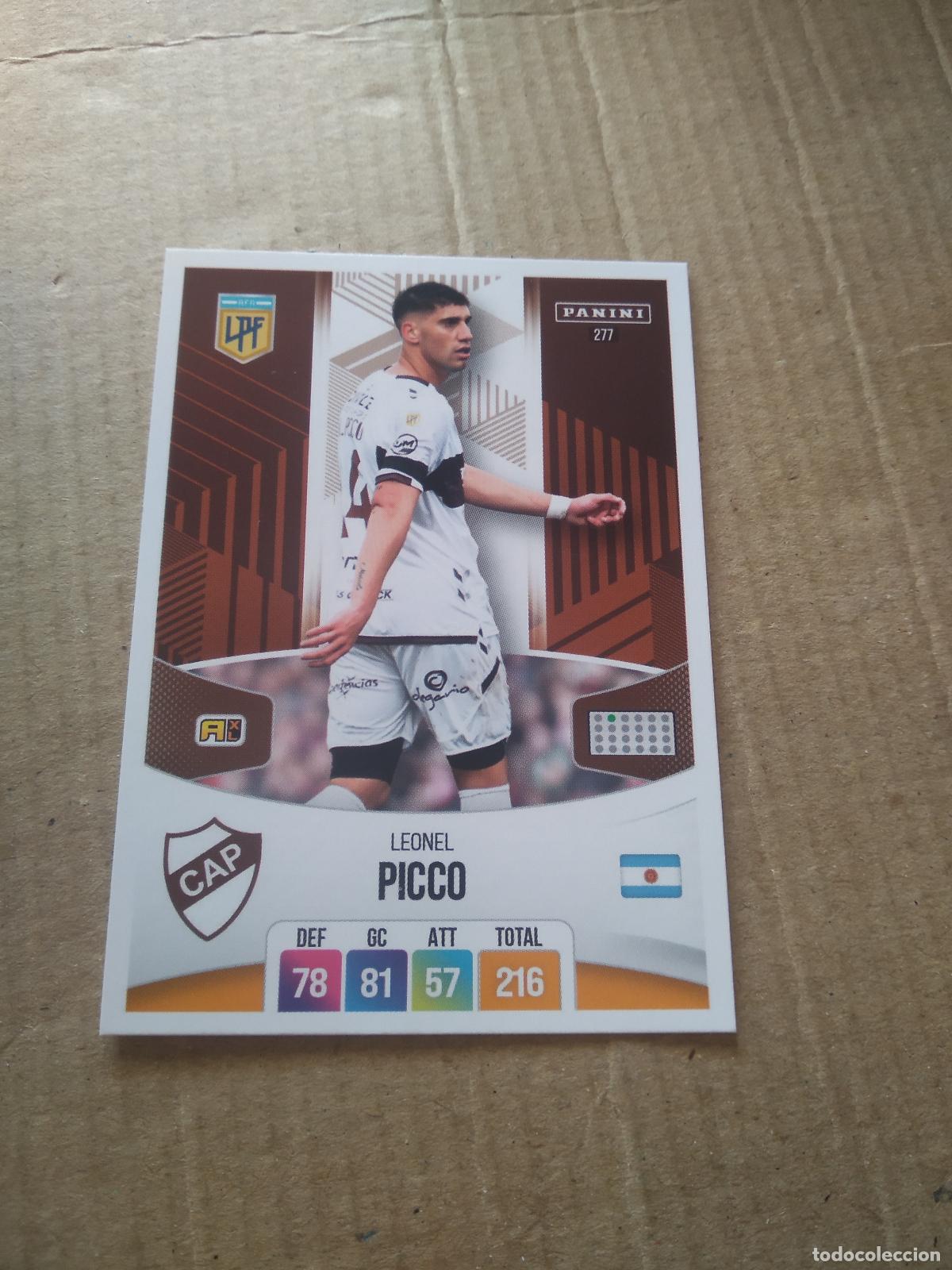 Cromos de Futebol: 277 LEONEL PICCO PLATENSE CROMO FUTBOL ARGENTINO PANINI LIGA ARGENTINA 2024 ADRENALYN
