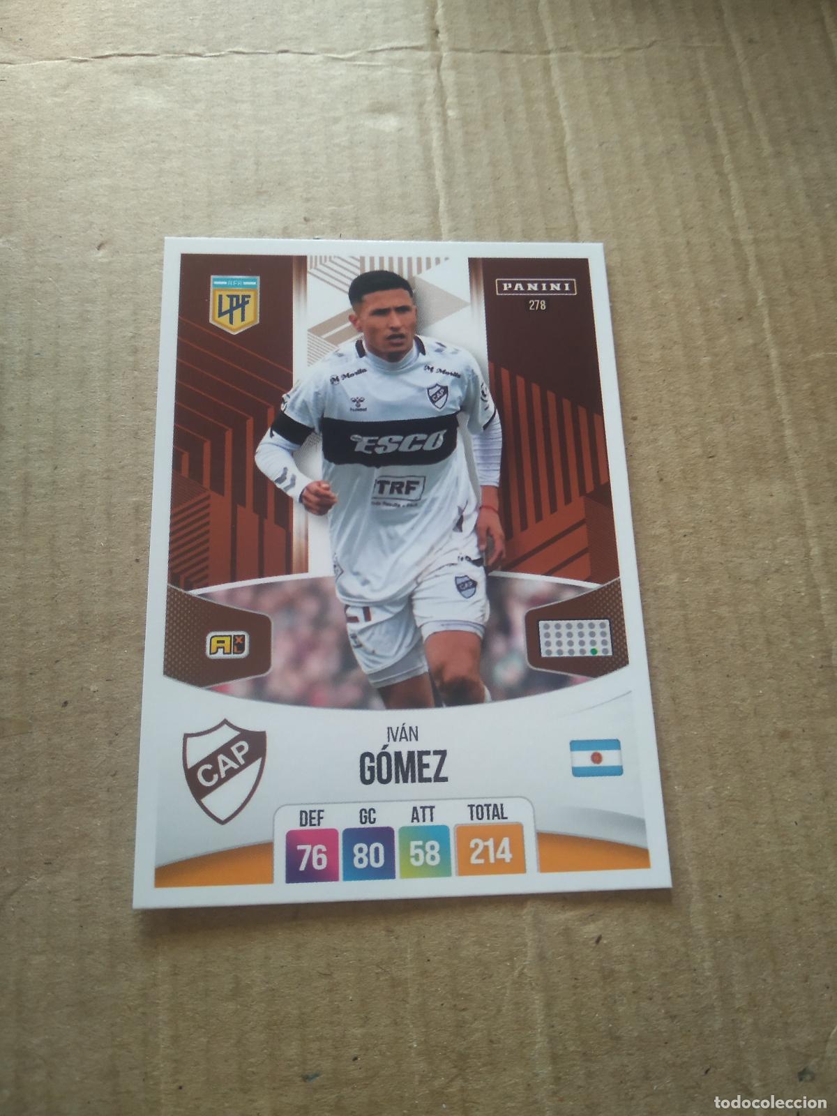Cromos de Futebol: 278 IVAN GOMEZ PLATENSE CROMO FUTBOL ARGENTINO PANINI LIGA ARGENTINA 2024 ADRENALYN